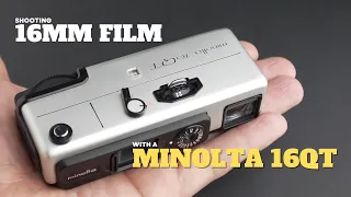Shooting 16mm film with a Minolta 16QT