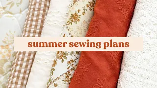 My Summer Sewing Plans + Fabric Haul