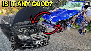 FITTING THE WRECKED GOLF R ENGINE INTO MY AUDI S3 PT1