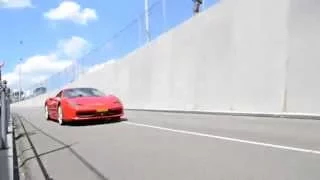 Ferrari 458 Italia Fly By Through Tunnel!