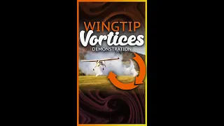 Wingtip Vortices Demonstration | Small Aircraft | #shorts