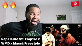 Rap Heure S2: Emp1re x WMD x Massi: Freestyle | AMERICAN REACTS🇺🇸🔥