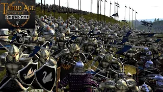 REBUILT TOL FALAS FACES AN INVASION (Siege Battle) - Third Age: Total War (Reforged)