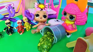 KICKED OUT OF KINDERGARTEN🤣 TOONS FOR A BIRTHDAY! Kids LOL funny DOLLS CARTOONS DARINELKA