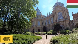 Vajdahunyad Castle in Budapest, Hungary | Spring【4K】