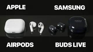 Apple Airpods 3 vs Samsung Buds Live | СРАВНЕНИЕ ТОПОВЫХ TWS ВКЛАДЫШЕЙ