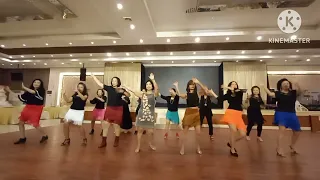 Sexy Lady line dance, a gift performance on my 62nd birthday