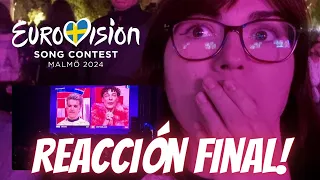 GRAND FINAL EUROVISIÓN 2024 | REACCIÓN