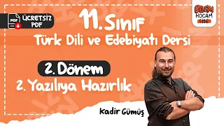 11.Sınıf -Türk Dili ve Edebiyatı -2.Dönem 2.Yazılıya Hazırlık- Tiyatro - Eleştiri- Kadir GÜMÜŞ -2024