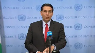Israel on the situation between Israel & Lebanon - Security Council Stakeout (4 December 2018)