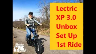 Lectric XP 3.0 Unboxing, Assembly, First Ride