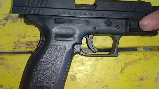 Springfield xd 40 loading ramp caught spring stuck