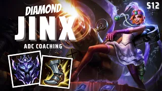 How to recover from a bad lane, camera positioning and siege theory - Diamond Jinx ADC Coaching