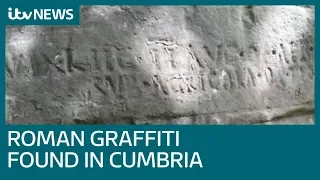 New Roman graffiti found in project to record ancient quarry carvings | ITV News