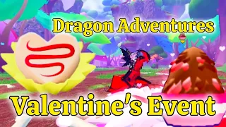 Valentine's in Dragon Adventures! How to get Started in the Update! (Dragon Adventures, Roblox)