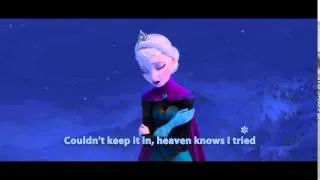 FROZEN   Let It Go Sing along   Official Disney HD HIGH