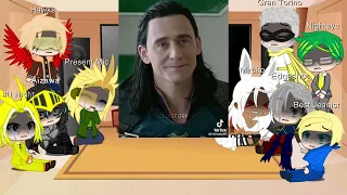 Pro Heroes React To AFO As Loki // Gacha Club // No Part 2