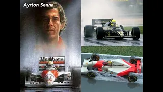 Ayrton Senna y la lluvia