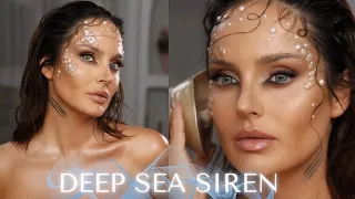 Mythical Siren / Mermaid Halloween Makeup with Realistic Fish Scales