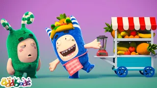 Busking For Sale | Oddbods - Food Adventures | Cartoons for Kids