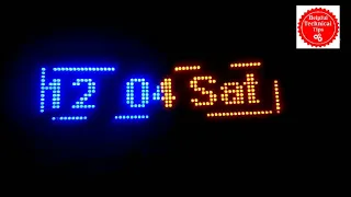 Digital Clock using P10 LED Module || P10 Led Display Clock || P10 Led Module Clock