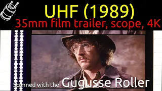 UHF (1989) 35mm film trailer, scope 4K