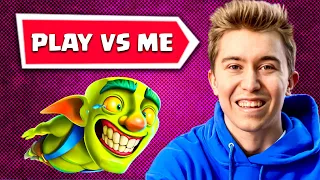 CAN YOU BEAT ME in CLASH ROYALE?! (Winners Get Pass Royale ⭐)