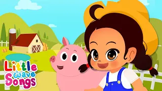 🧀 The Farmer In The Dell | Nursery Rhymes & Kids Songs | Little Wave Songs -  Baby Coco