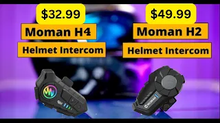 Best Motorcycle Bluetooth System Money can buy! Moman H4 Plus and Moman H2!