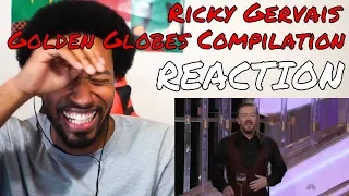 The Best of Ricky Gervais at The Golden Globes (2010-2012) REACTION - DaVinci REACTS