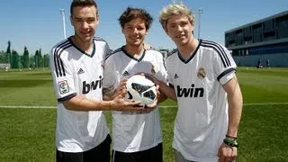 El grupo musical 'One Direction' visitó la Ciudad Real Madrid