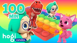 100 Minutos de los Videos Divertidos para Niños | Colores y Canciones Infantiles | Hogi en español