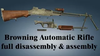 M1918 Browning Automatic Rifle: full disassembly & assembly