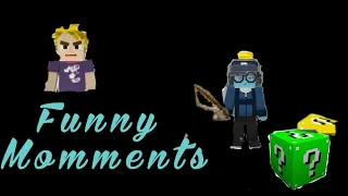 Lucky Block : Skywars  Funny moments || Blockman go