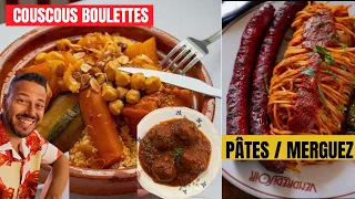 Un COUSCOUS MAROCAIN aux BOULETTES TUNISIENNES ? Les plats familiaux sont réunis dans ce resto !