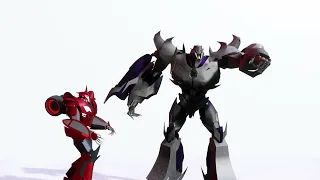 Transformers Prime Megatron throws Knockout