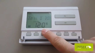 Ecranul termostatului de ambient Computherm Q7 RF - Prima Residence