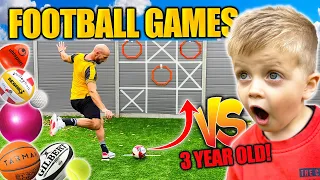 MULTI-BALL CHALLENGES VS MY SON!!