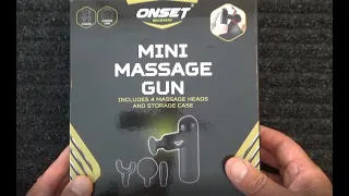 ASMR - Massage Gun Unboxing - Australian Accent - Chewing Gum & Describing in a Quiet Whisper