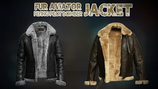 Unboxing Men Aviator Fur Jacket | Unboxing Fur Leather Jacket | Winter Jackets | The Genuine Leather
