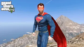GTA 5 - Superman burn down Los Santos