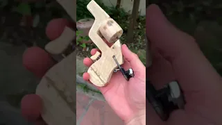 #great _  How to make a mini wooden gun from old pallets _(3)