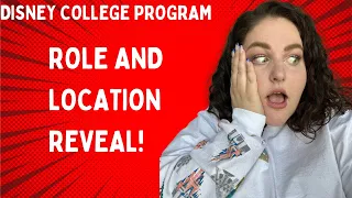 DCP Role and Location Reveal feat. My Reaction | Disney College Program Fall 2024