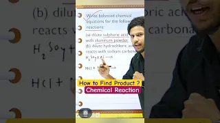 How to find the product of any chemical reaction 🔥Short Trick 😱 #class10science#shorts#abkssj