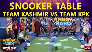 Snooker Table | Khush Raho Pakistan 2020 | Faysal Quraishi Show | Team Kpk Vs Team Kashmir