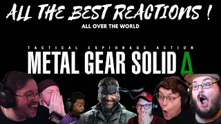 METAL GEAR SOLID DELTA SNAKE EATER - ALL THE BEST REACTIONS !