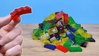 WHAT CAN WE BUILD with LEGO GELATINE CUBES?