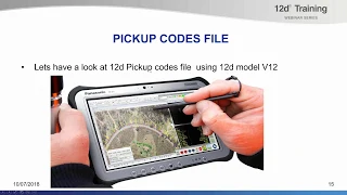 Survey Coding: 12d Field Pickup - Training Webinar Series