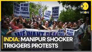 Manipur: Protesting women set fire to the house of the accused | India News | WION
