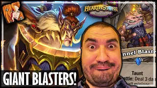 GIANT TUNNEL BLASTERS ARE GREAT! - Hearthstone Battlegrounds